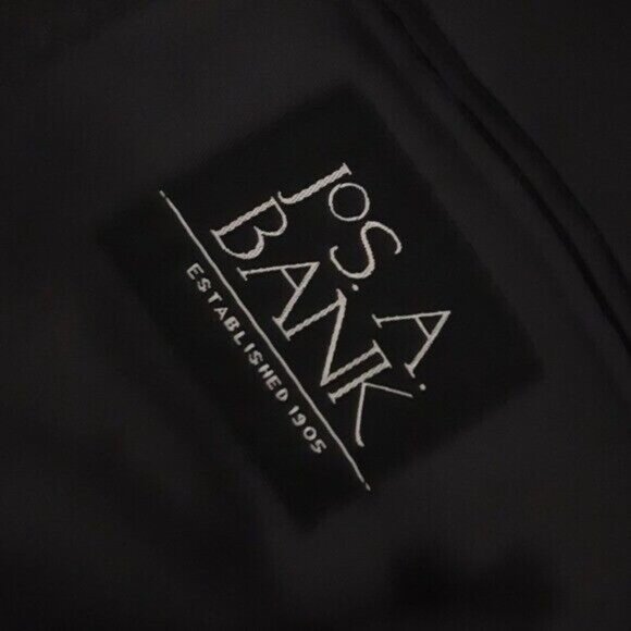 JoS’ A Bank mens suit jacket wool cashmere superfine 2 buttons closure size 40R - Picture 10 of 13